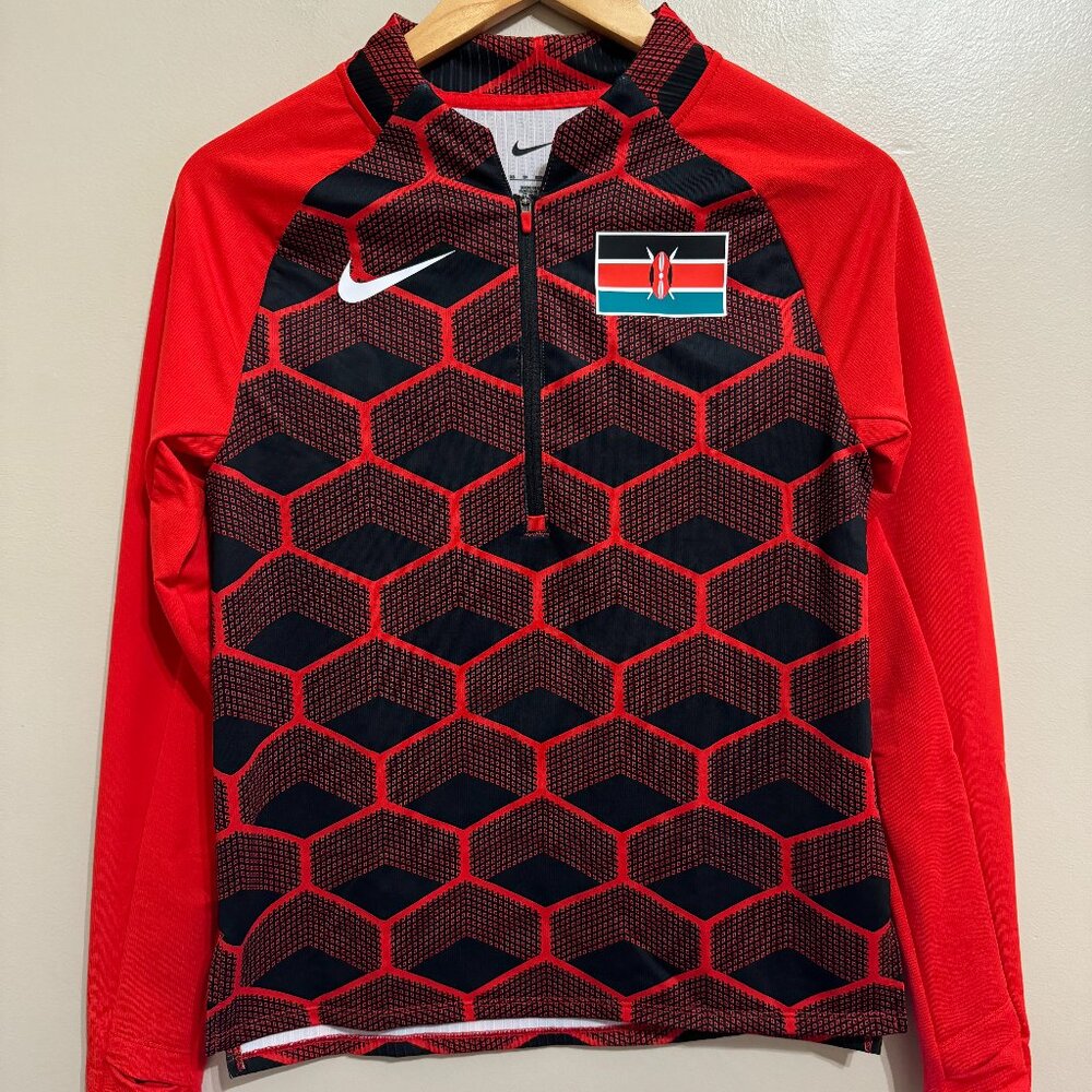 Nike Kenya Pro Elite 1/2 ZIP Running Top Womens XS Made In USA CI8771-602 NEW